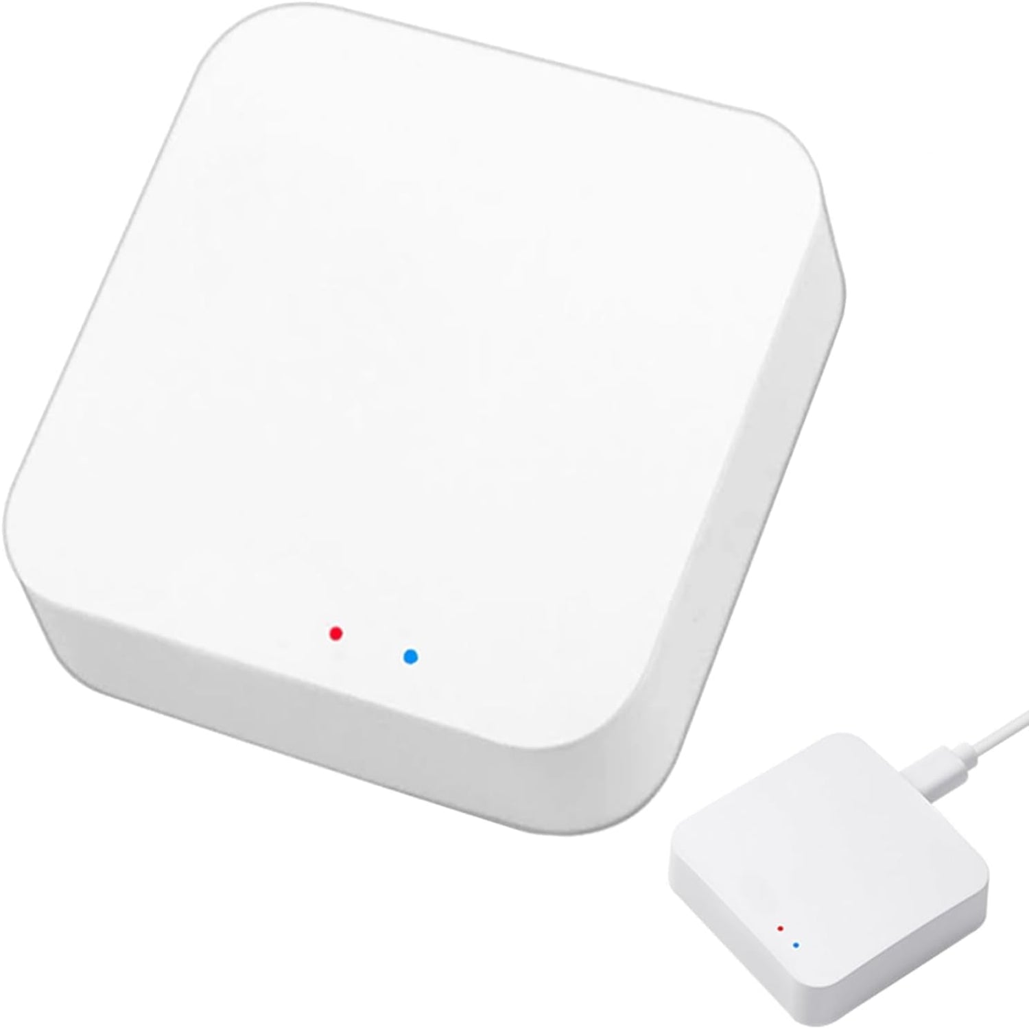 Zigbee 3.0 Hub Wifi & Bluetooth Dual Mode Gateway, Only for Tuya Product Smart Home Bridge Wireless Remote Controller,Intelligent Bridge Wireless Smart Home Gateway Voice Control via Alexa,Google Home