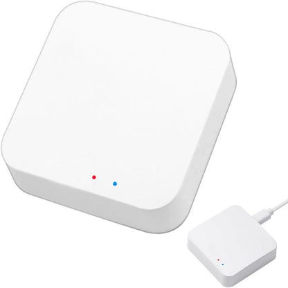 Zigbee 3.0 Hub Wifi & Bluetooth Dual Mode Gateway, Only for Tuya Product Smart Home Bridge Wireless Remote Controller,Intelligent Bridge Wireless Smart Home Gateway Voice Control via Alexa,Google Home