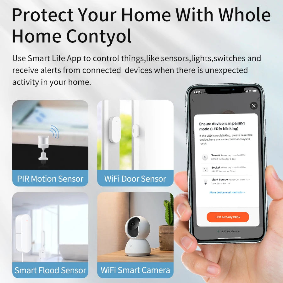 Tuya Multimode Gateway Zigbee Wifi Bluetooth Hub Wireless Smart Home Remote Controller Bridge Voice Control Alexa Google Home