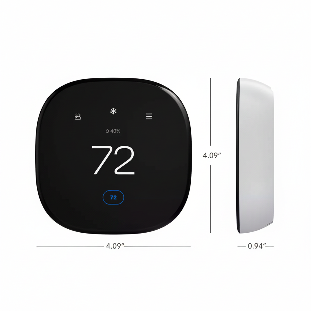 Smart Thermostat Enhanced: Energy Star Certified, Compatible with Alexa & Google Assistant, 3-Year Warranty