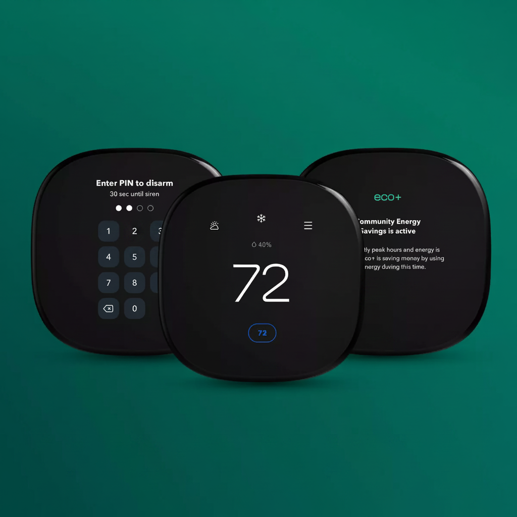 Smart Thermostat Enhanced: Energy Star Certified, Compatible with Alexa & Google Assistant, 3-Year Warranty