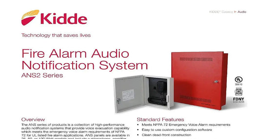 Kidde 100W Audio Expander Module for Clear Fire Alerts and Enhanced Safety