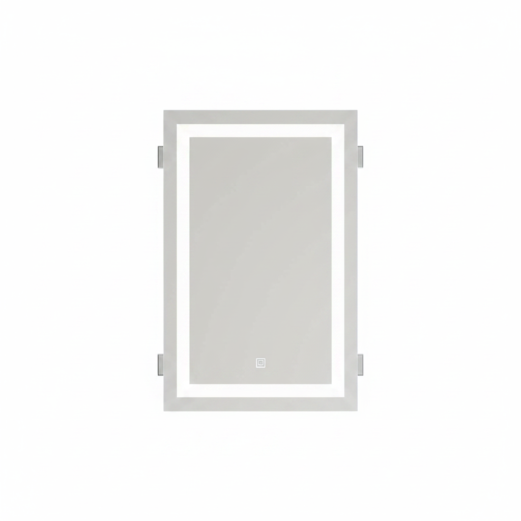 LED Bathroom Mirror - Backlit & Front Lighted Bathroom Vanity Mirror - Stepless Dimmable, Smart Memory (24" X 36")