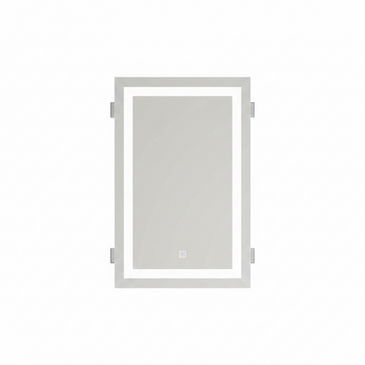 LED Bathroom Mirror - Backlit & Front Lighted Bathroom Vanity Mirror - Stepless Dimmable, Smart Memory (24" X 36")