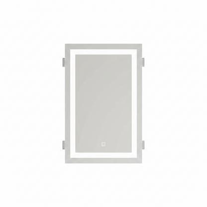 LED Bathroom Mirror - Backlit & Front Lighted Bathroom Vanity Mirror - Stepless Dimmable, Smart Memory (24" X 36")
